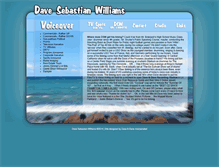Tablet Screenshot of davesebastianwilliams.com